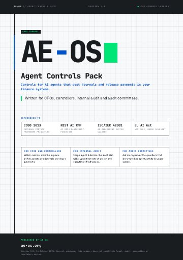 Cover of the AE-OS Agent Controls Pack free summary